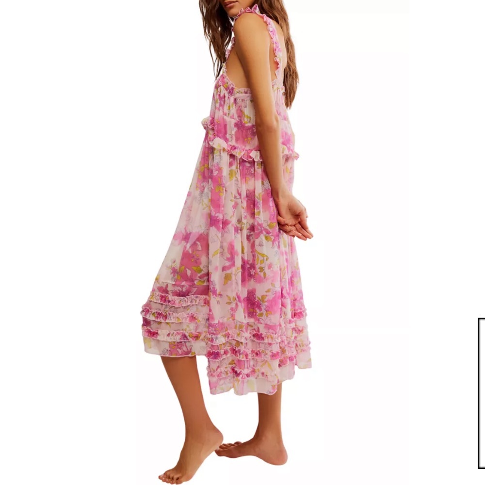 Free People Printed Midi Nightgown - Picture 4 of 4